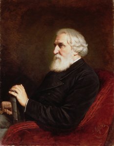 Ivan Sergejevitsh Turgenevin (1818-83) muotokuva 1872 1872